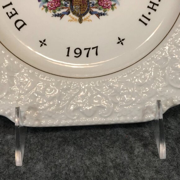 Vintage Dei Gratia Regina Fid Def Elizabeth II 1997 Lord Nelson Pottery Plate - Picture 6 of 9
